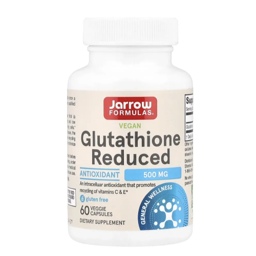 JARROW FORMULAS Glutathione Reduced 500 mg, 60 vcaps